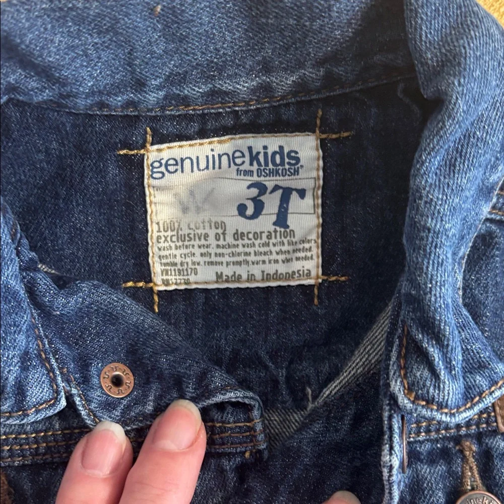OshKosh B'gosh Dark Blue Denim Jacket for Kids 3T